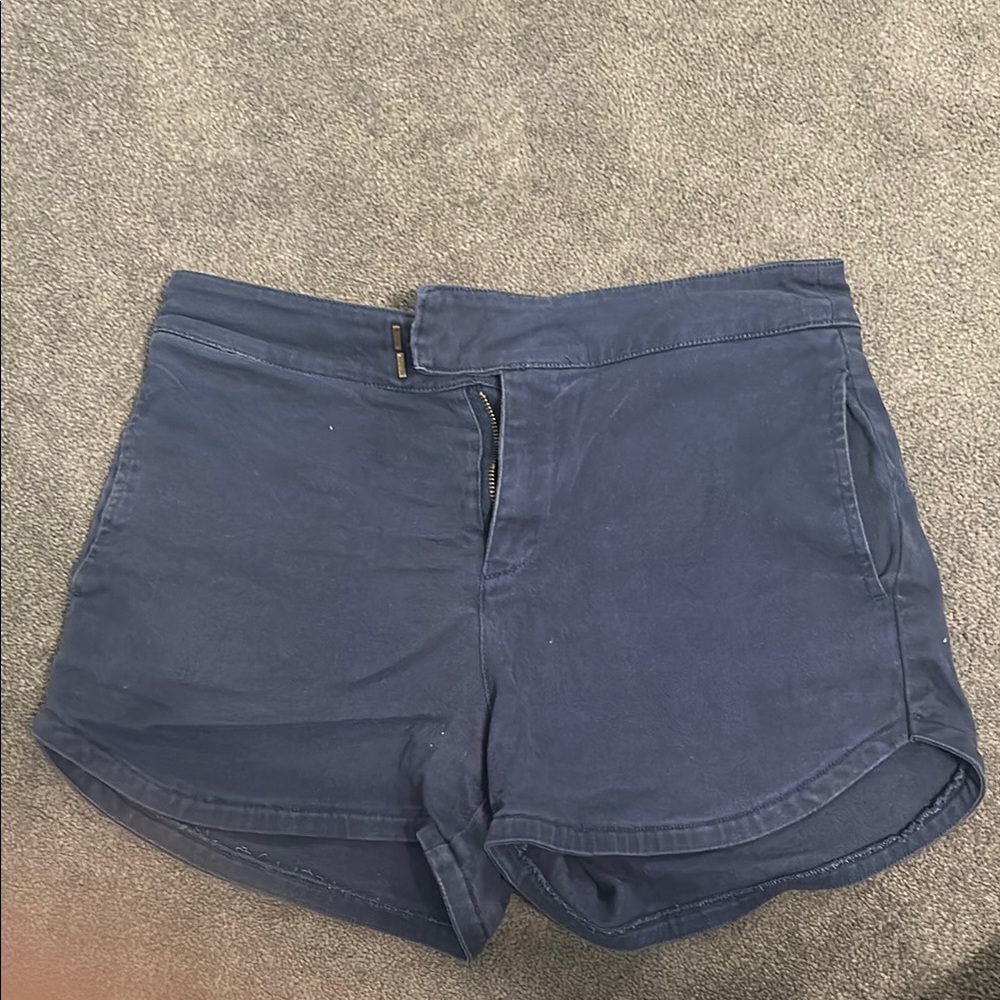 Modcloth High Waist Navy Shorts